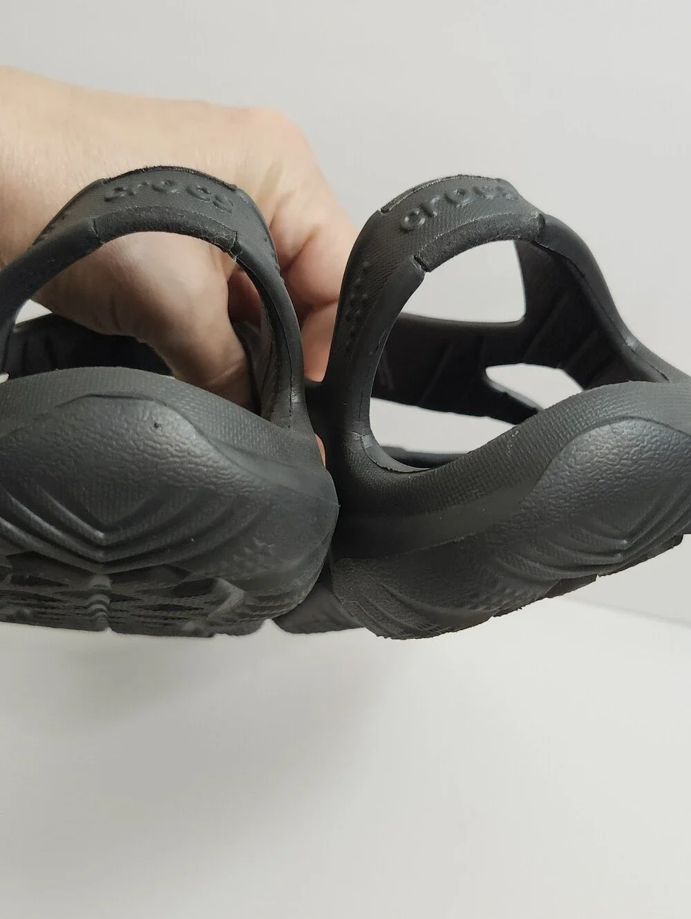 Crocs Swiftwater River Sandal '18 BLACK Adjustable Straps 203965  Mens Size 7M